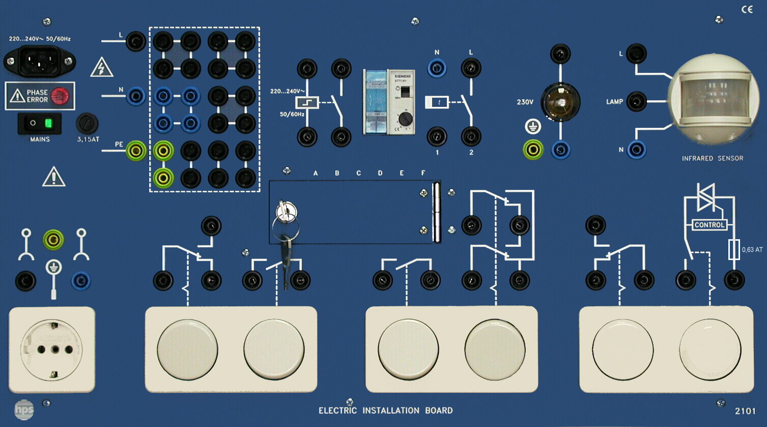 ELECTRIC INSTALLATION BOARD Type 2101