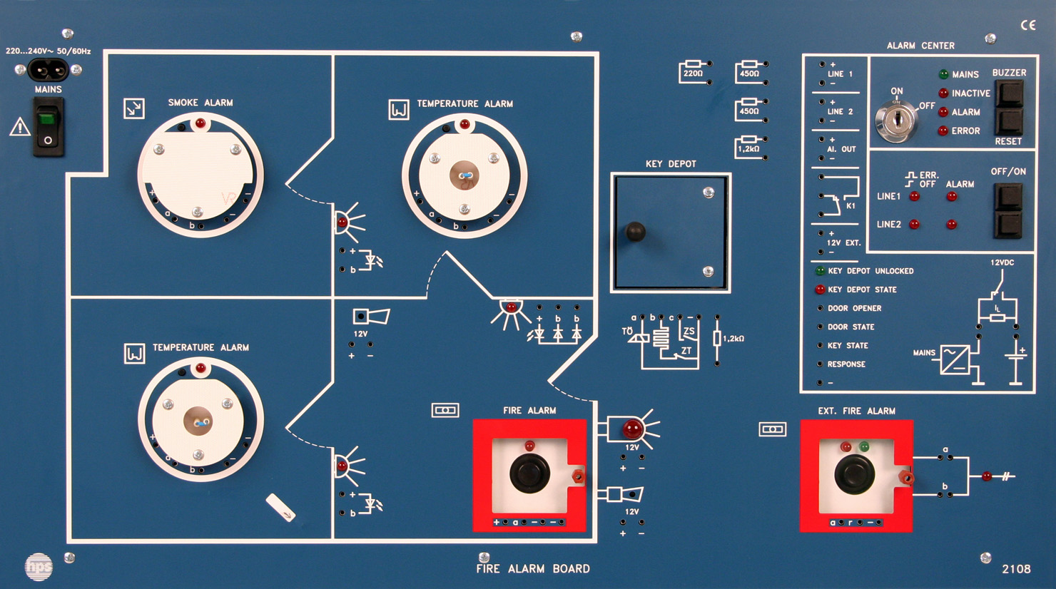 FIRE ALARM BOARD Type 2108
