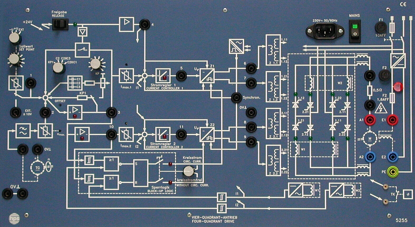 Vierquadrant-Antrieb (DC) Typ 5255