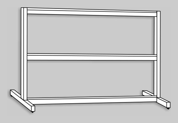 Table Frame, 2-tier Type 8112
